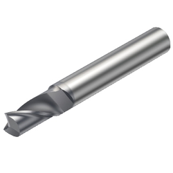 Dedicated CoroMill Plura End Mill For Roughing, Square, Center Cut, 2P231 2P231-0400-NA-1630