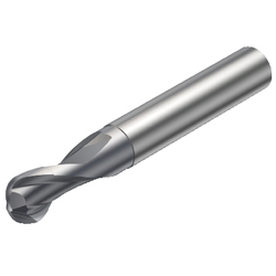 Ball End Mill, Center Cut, R216.4 (Hardness 43 HRC to 63 HRC), Cylindrical Shank R216.42-10030-AP10G-1610