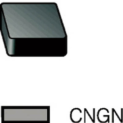 T-Max CBN Negative Insert For Turning (Diamond Shaped 80°) CNGN120716T02520-6190