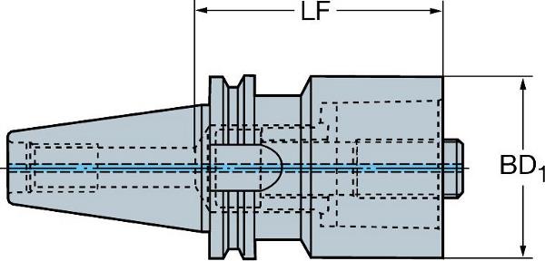 SANDVIK BIG-PLUS ISO to Coromant Capto Adaptor