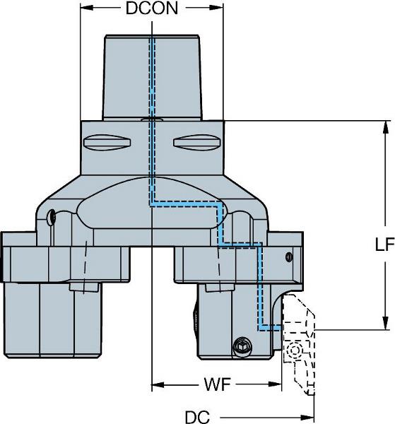 SANDVIK Coromant Capto to CoroTurn SL Adjustable Adaptor