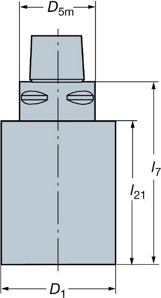 SANDVIK Steel Blank with Coromant Capto Coupling