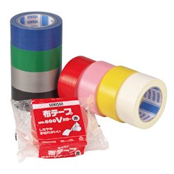Cloth Tape No.600V Color Black / White / Green / Red / Silver / Blue / Yellow / Pink N60GV03