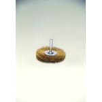 Wheel Brush with Brass Shaft