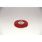 Wheel Brush with Grit Shaft, with Abrasive Grain #60