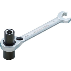 Gear Wrench (Compatible With 5 Different Sizes Of Nut / Bolts, Interchangeable Type)