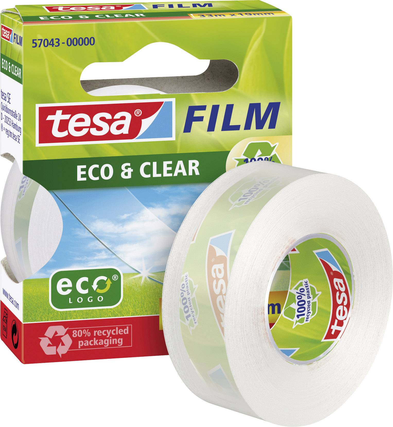 Eco & Clear Double Sided Tape 57035-00000-00