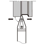 Type M TAC Tool Bit for Outer Diameter, Screw On Type MVVNN