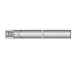 TUNGMEISTER VST Type Grooved Head Straight Shank