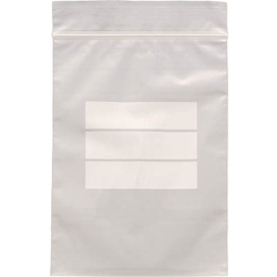 Poly Bag with Zipper (Thick Type / with Label Frame)
