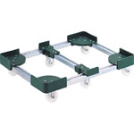 Telescopic Type Container Trolley, Steel 6-Wheel Type