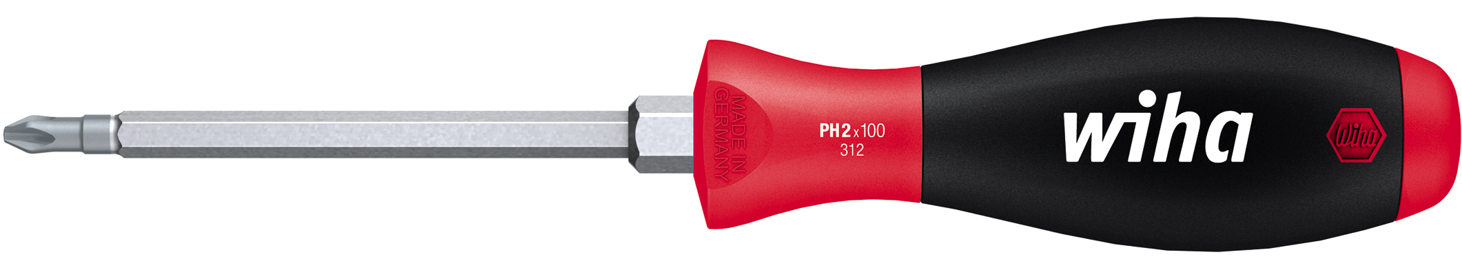 Phillips Screwdriver with Hexagon Bolster (Soft Finish®)