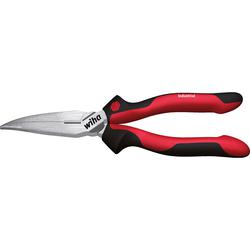 Wiha Industrial needle nose pliers cutting edge curved shape, approx