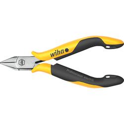 Wiha Professional ESD diagonal cutters wide, pointed head bevelled edge
