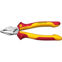 Wiha Combination pliers Professional electric DynamicJoint® OptiGrip extra long cutting edge