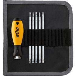 Wiha Screwdriver interchangeable blade set SYSTEM ESD Mixed incl. roll-up bag