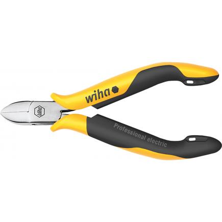 Diagonal Cutters, Professional ESD, Wide, Semi-Rounded Head with Small Bevelled Edge