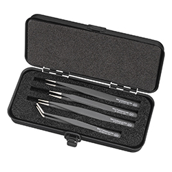 SMD Tweezer Set, Professional ESD, Assorted 5 Pieces in Box