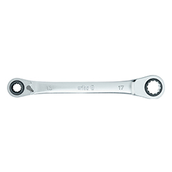 Double Ring Ratchet Wrench, 4in1, Switchable