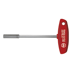Screwdriver with T-Handle and Bit Holder Magnetic, 1/4"