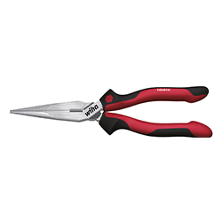Industrial Needle-Nose Pliers with Cutting Edge Straight Shape