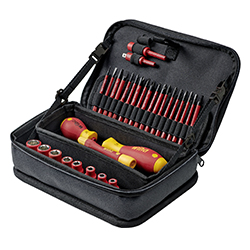Tool Set slimVario® Electric, Mixed, 32 Pieces in Multifunctional Bag