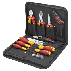 Tool Set Electrician, Mixed 13 Pieces in Tool Pouch