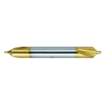 Titanium Coated Weak Twist Groove A Type 90° Center Hole Drill CD-Q-V VCY1.0Q