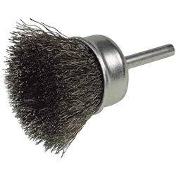 Stainless Steel Cup Brush with Shaft