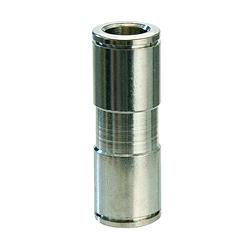 Nickel-plated brass push-in fittings