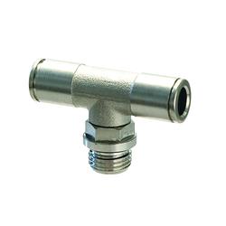 Nickel-plated brass push-in fittings