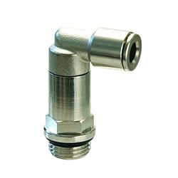 Nickel-plated brass push-in fittings