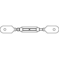 DIN 1480 Forged turnbuckles