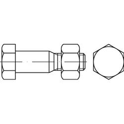 Reamer bolts / hexagonal / with nut, long version / DIN 7968