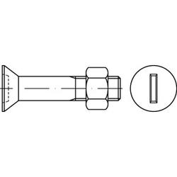 DIN 7969 Slotted CSK head bolts
