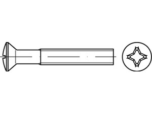 ISO 7047 Countersunk head screw