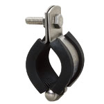 Piping Bracket, Stainless Steel and Vibration Proof Band and 3t Rubber A10211-0085