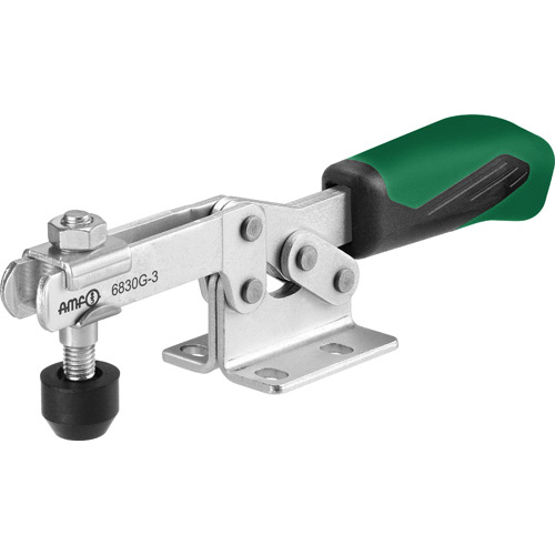 Horizontal Toggle Clamp  with Green Handle, 6830G