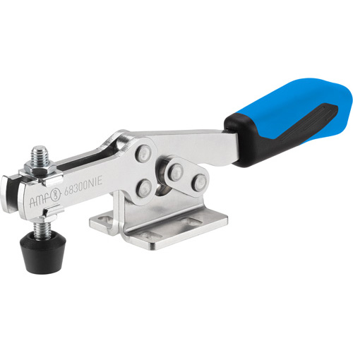 Horizontal Toggle Clamp Plus with Blue Handle, 68300NIE