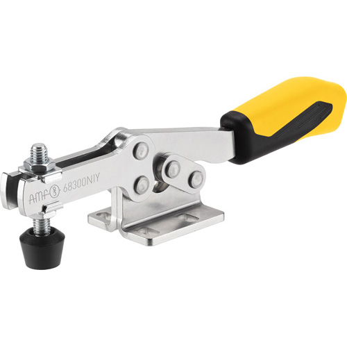 Horizontal Toggle Clamp Plus with Yellow Handle, 68300NIY