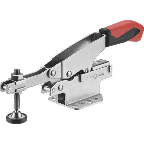 Horizontal Toggle Clamp with Auto-Adjust Clamping Height, 6870F