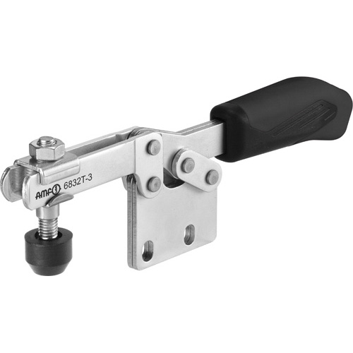 Horizontal Toggle Clamp with Black Handle, 6832T