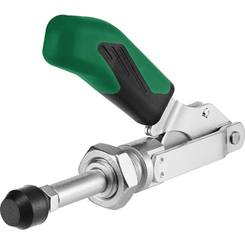 Push-Pull Type Toggle Clamp with Green Handle, 6840G