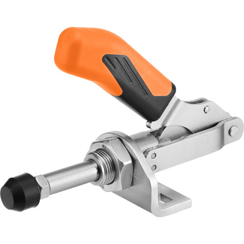 Push-Pull Type Toggle Clamp with Orange Handle, 6841J