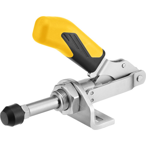 Push-Pull Type Toggle Clamp with Yellow  Handle, 6841NIY