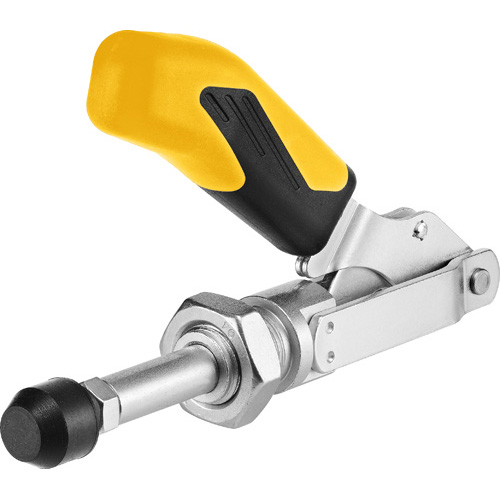 Push-Pull Type Toggle Clamp with Yellow Handle, 6840Y