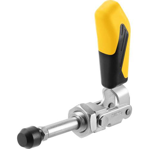Push-Pull Type Toggle Clamp with Yellow Handle, 6844Y