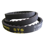 Timing belts / S14M / rubber / glass fibre / BANDO 