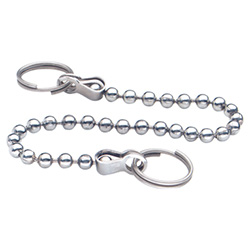 Ball chains with two key rings 111-200-14