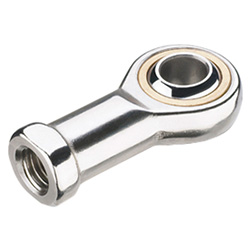 Ball joint heads with female thread, Stainless Steel
